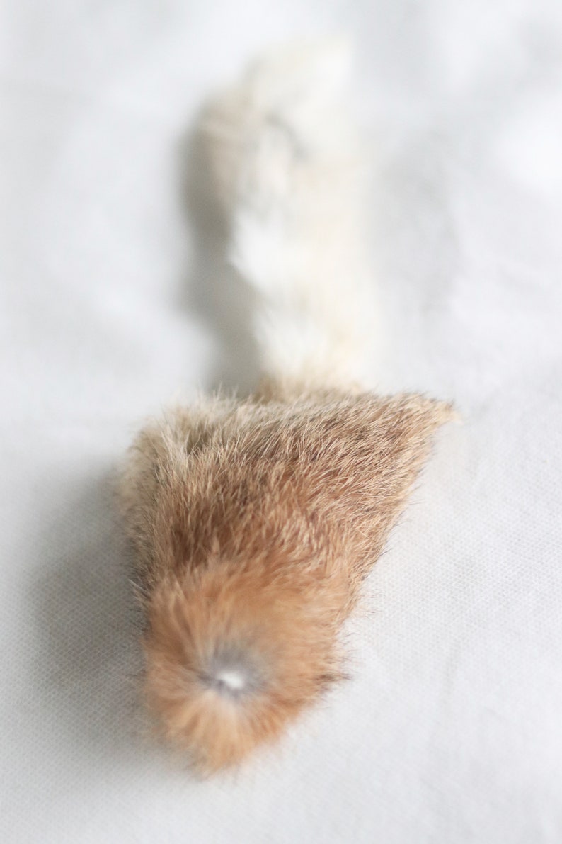 Rabbit Fur Mouse Shaped Dog Toy original Etsy UK
