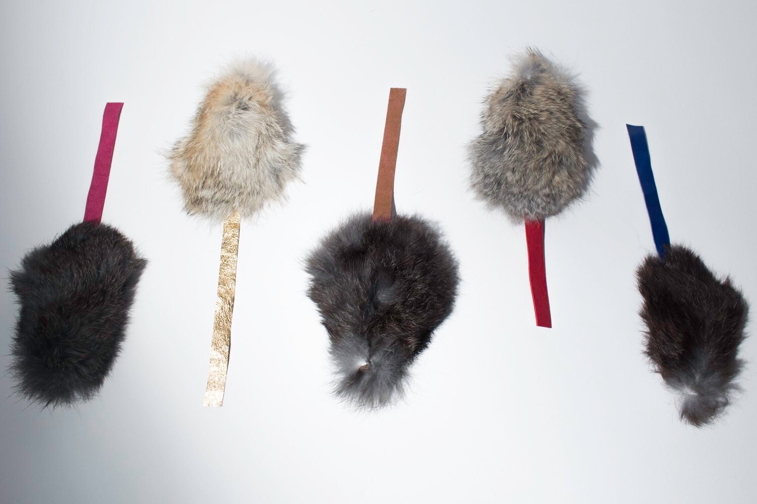 Rabbit Fur Mouse Shaped Dog Toy original Etsy UK