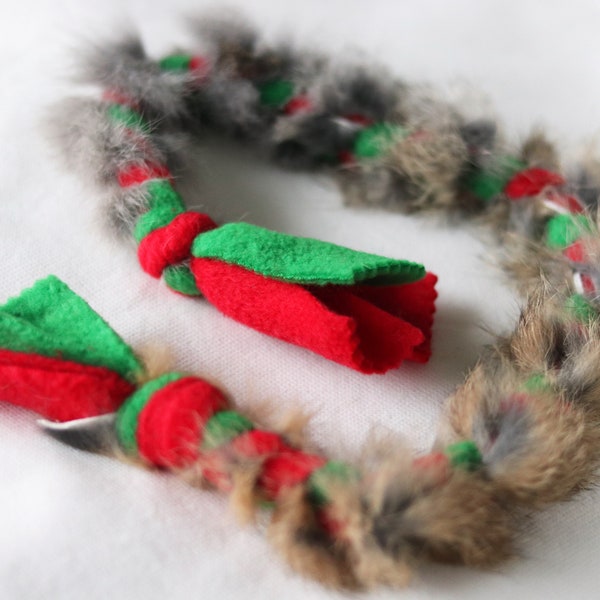 Fleece Dog Toys Etsy