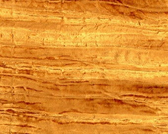 Yellow Velvet Crushed 54" wide - Acetate Rayon blend - Sold by the yard - Great Sheen and SO SOFT!  Home Decor - Apparel - Costume