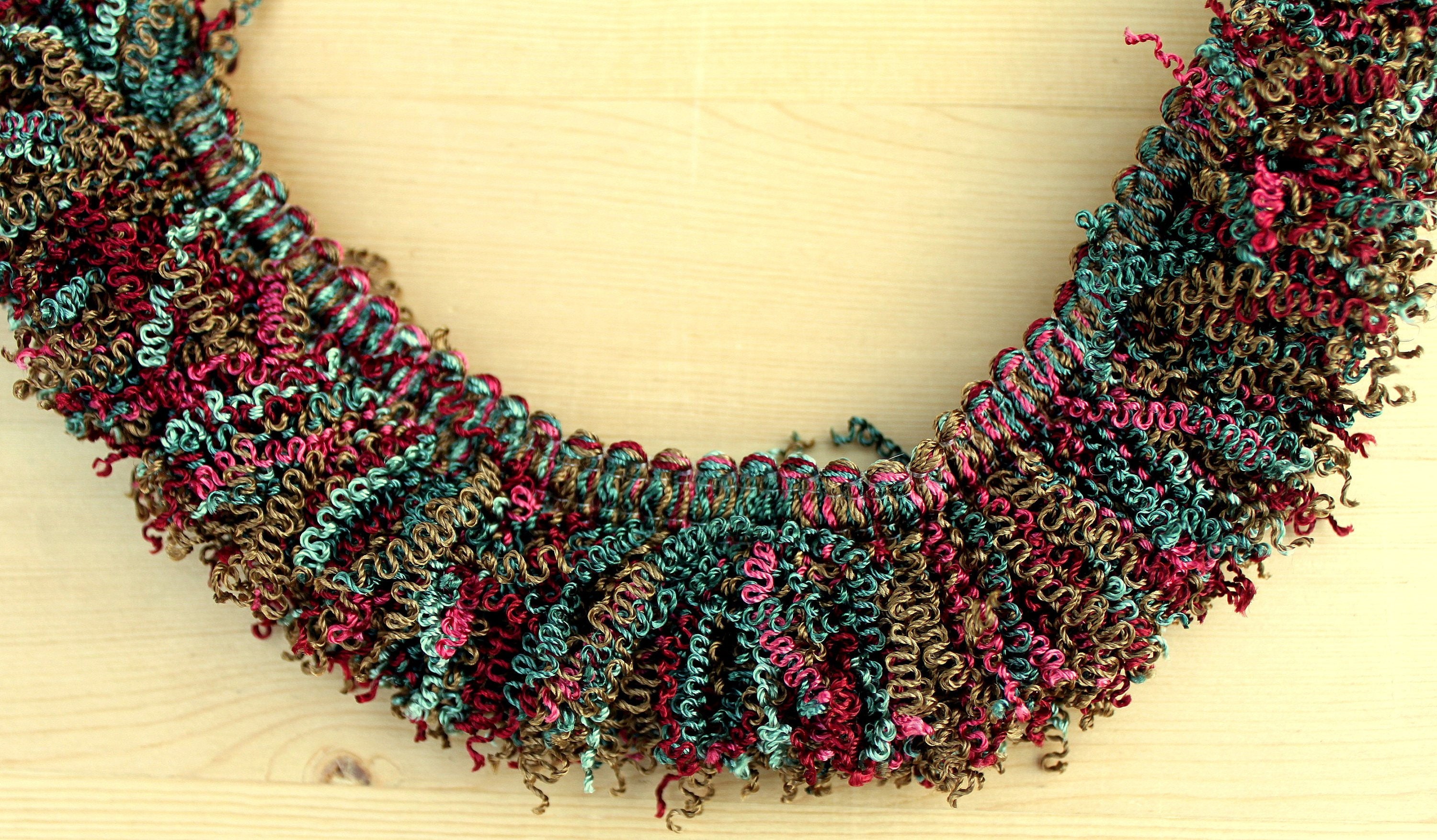 D Kei Curly Cue Fringe Bronze Teal Mint Burgandy Home Etsy