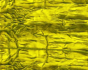 Lime Green Velvet Crushed 54" wide - 100% Rayon - Sold by the yard - Great Sheen and SO SOFT!  Home Decor - Apparel - Costume