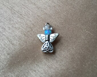 Handmade Guardian Angel Birthstone Charm for My Cherished AngelsTM charm bracelets and necklaces
