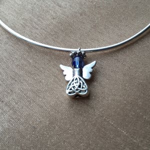 Handmade Guardian Angel My Cherished AngelsTM Charm Bracelet with Birthstone Charm image 3