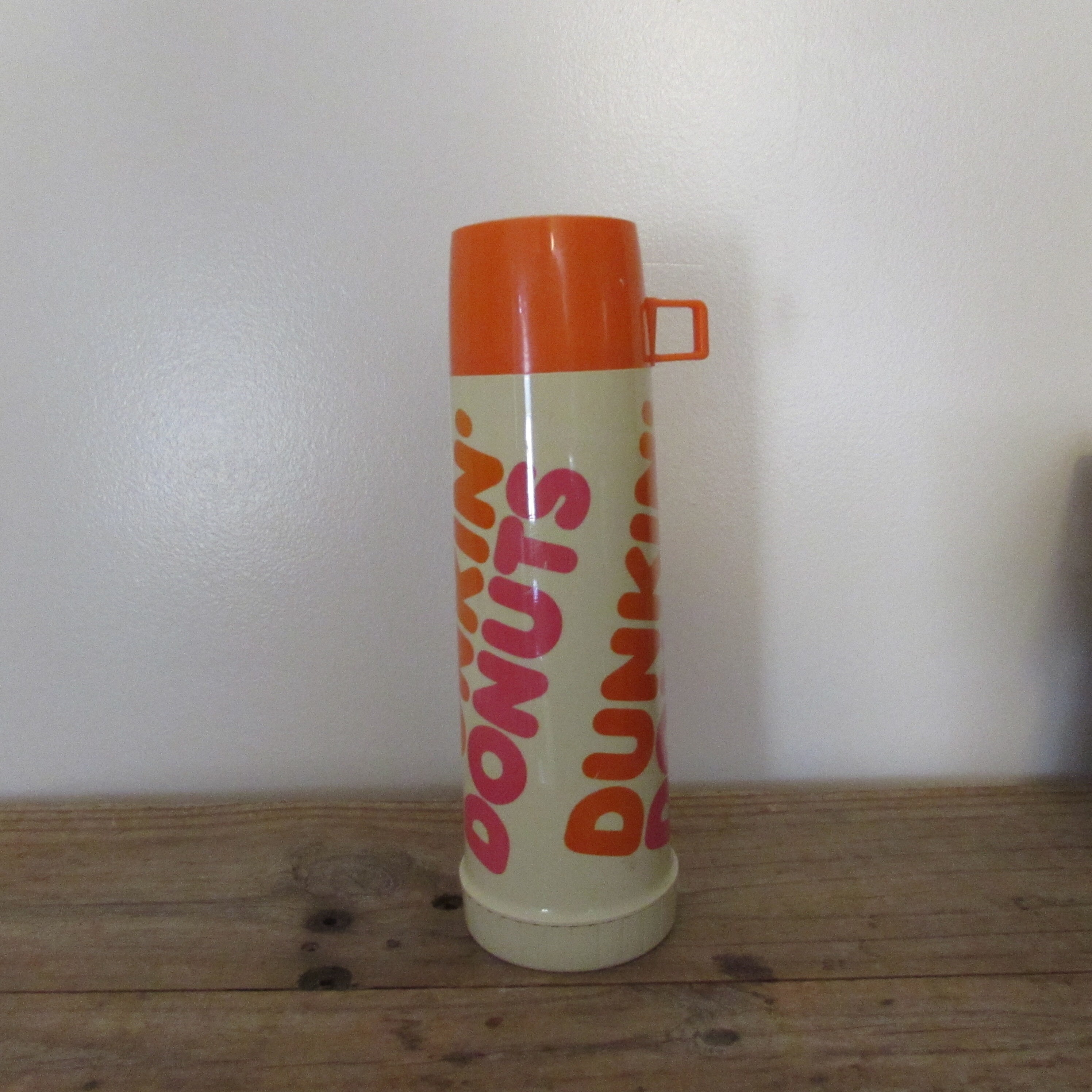 Dunkin Donuts Vintage Thermo Travel Coffee Tumbler Mug
