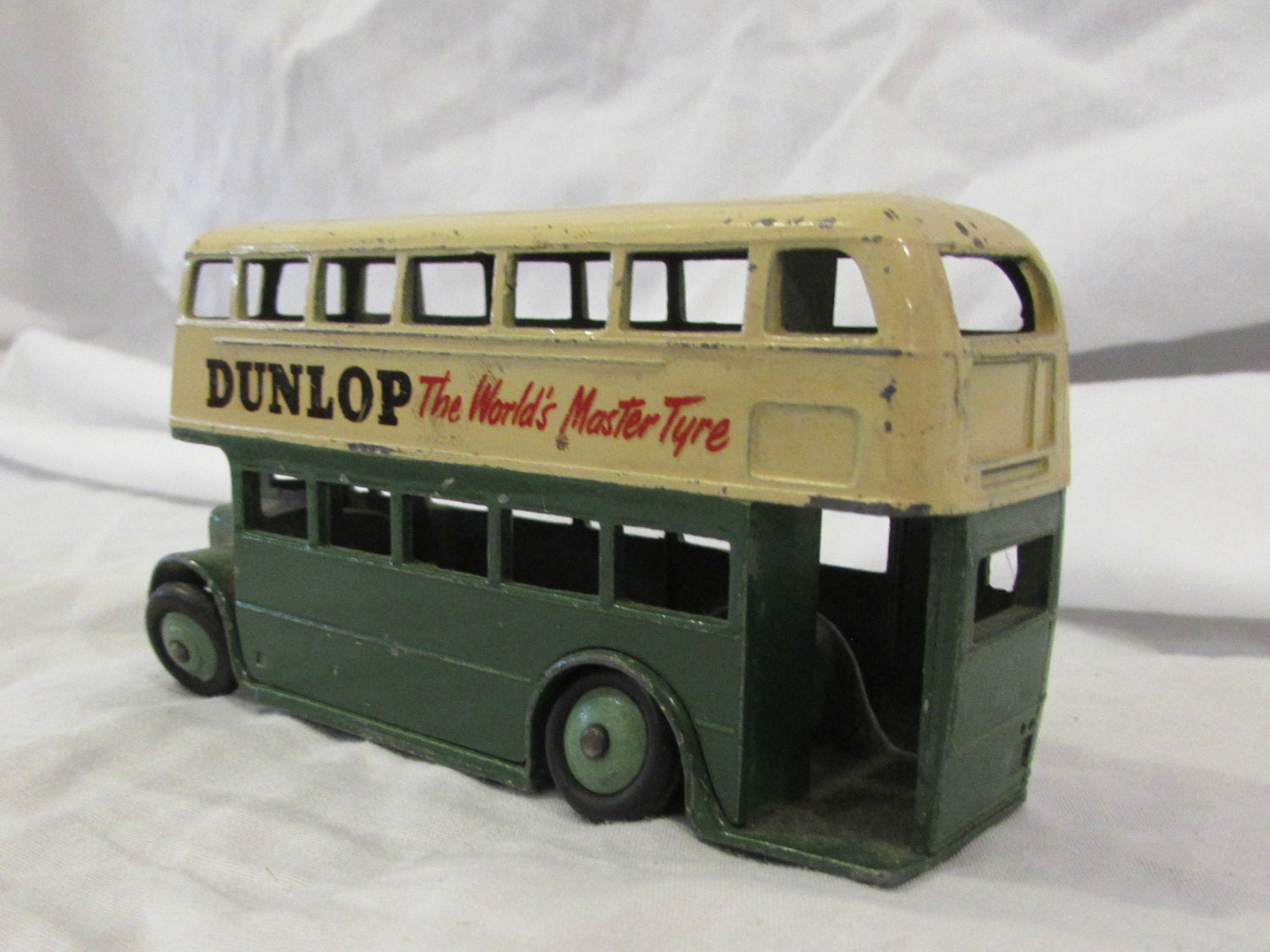 DoubleDecker Bus Dinky Toys 290 Green and Cream Meccano Etsy