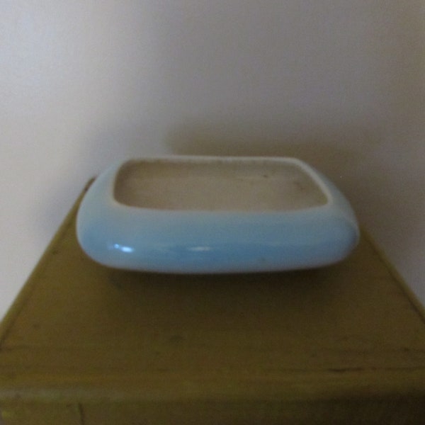 Blue and White Rectangular Planter - Etsy