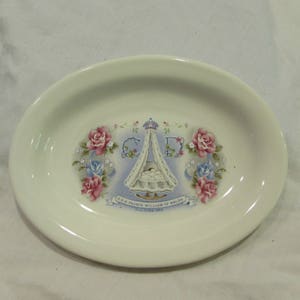 Coin Dish, Pin Dish, Jewelry Dish, Celebrating Birth of &quot;H.R.H. William of Wales&quot;, 21st June 1982, Porcelain, Vintage Collectable, 1980&#39;s