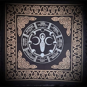 Goddess Moon Sabbat Altar Cloth