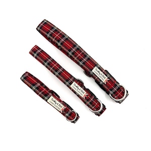 Royal Stewart Tartan Check Dog Collar