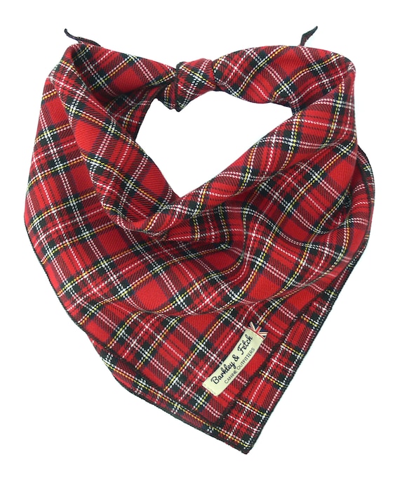 Royal Stewart Tartan Check Dog Bandana