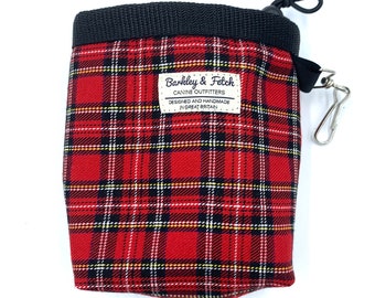 Royal Stewart Tartan Treat Bag with clip