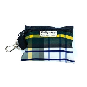 Wetterfester Tartan-Poo-Beutelhalter