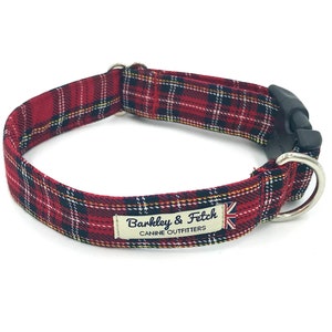 Royal Stewart Tartan Check Dog Collar