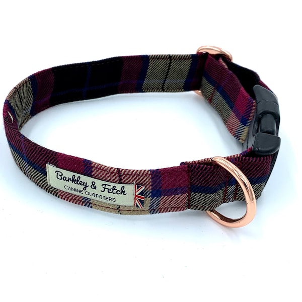 Tartan Dog Collar Etsy UK