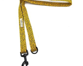 Ockerfarbene Leopard Print Hundeleine