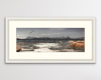 Applecross Print, North Coast 500 Art, NC 500 Painting, Bealach na ba Picture, Scottish Highlands Print