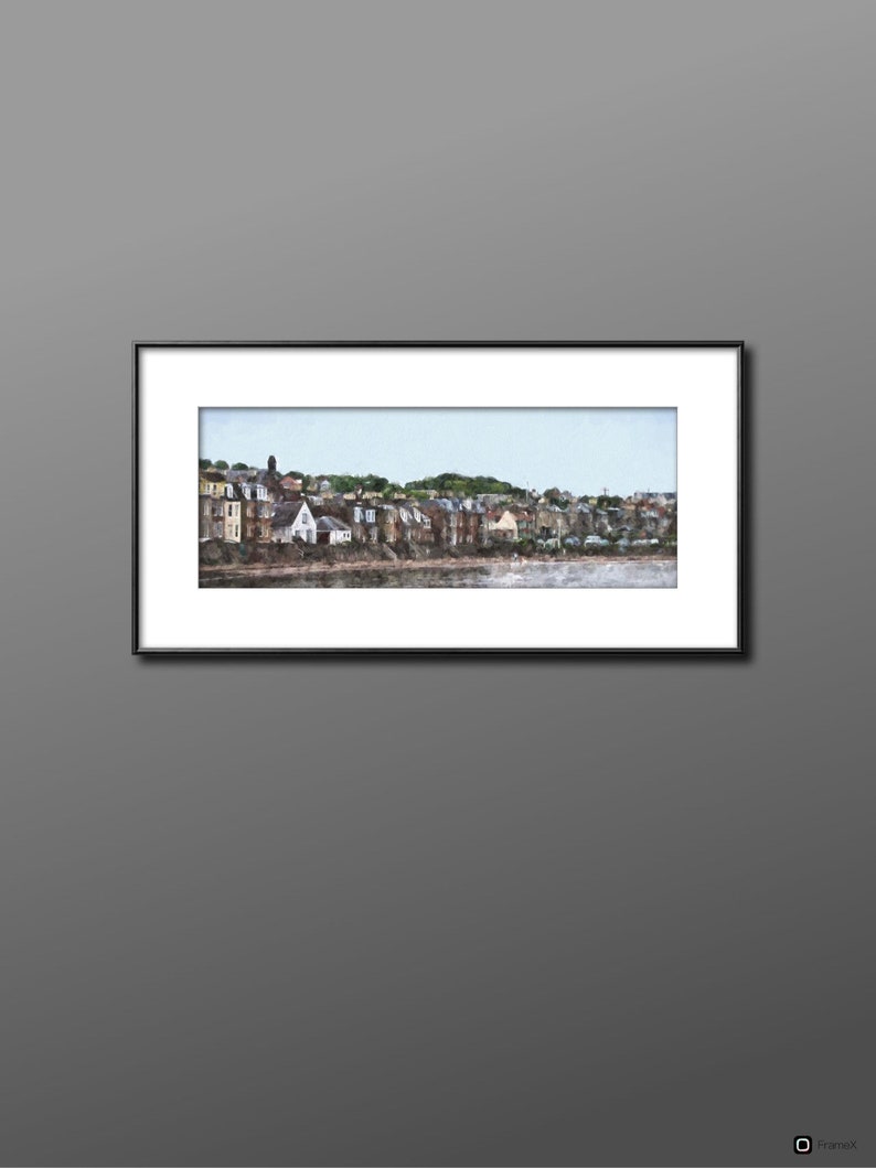 North Berwick Print, North Berwick Waterfront, North Berwick Painting, North Berwick Shore image 7