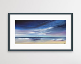 Isle of May from Anstruther, May Isle Print, East Neuk Print, Fife Coast Picture