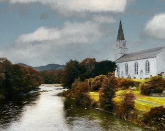 Comrie Print, Comrie Painting, Perthshire Art