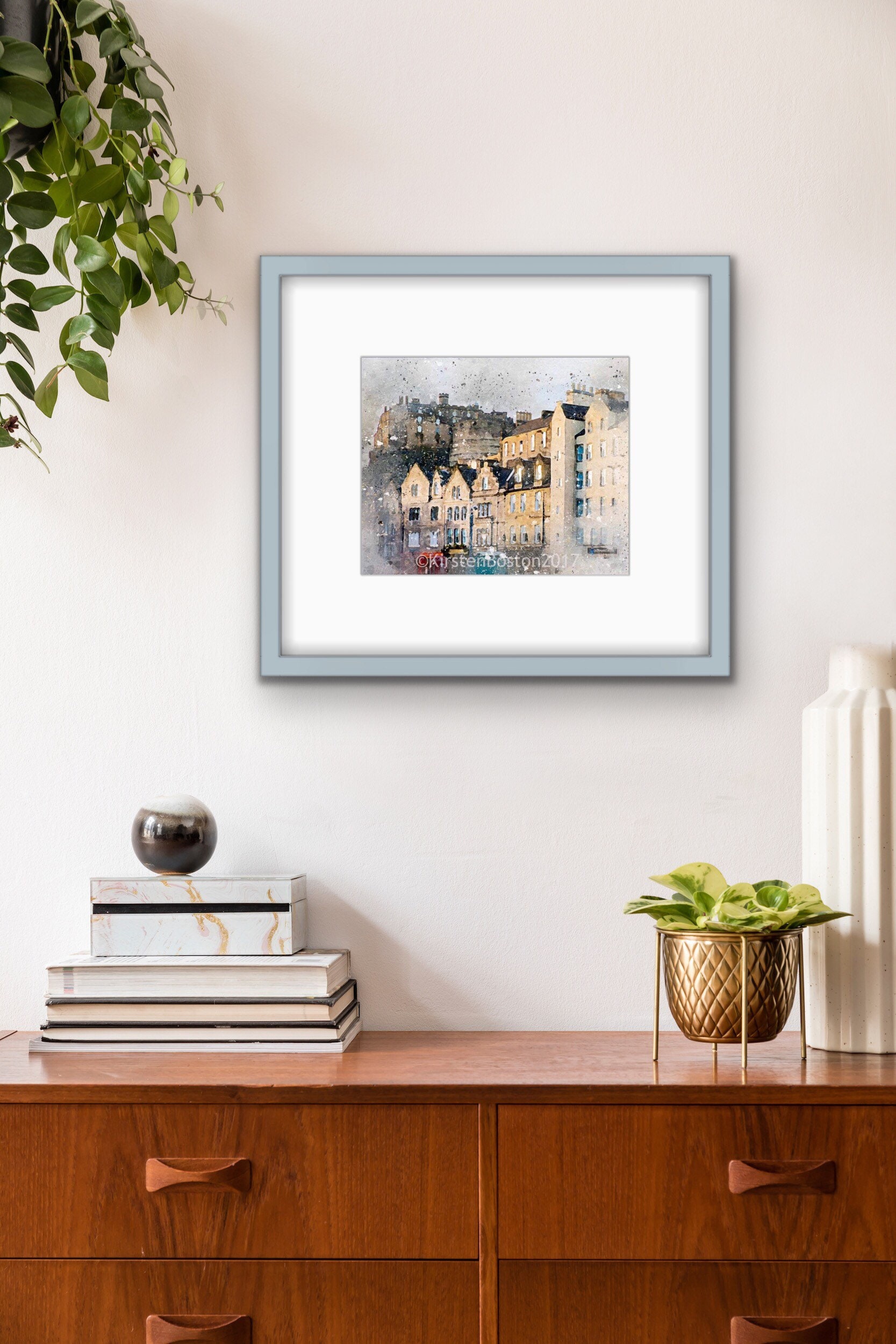 Castle From the Grassmarket Edinburgh Picture Edinburgh - Etsy UK