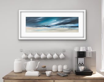 Yellowcraigs Print, North Berwick Picture, East Lothian Print, Fidra Painting, Fidra Print