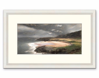 Sanobeg Beach Print, Durness Painting, NC500 print, North Coast 500 gift, Kirsten Boston, Highlands Art, Sutherland Print