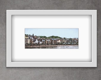 North Berwick Print, North Berwick Waterfront, North Berwick Painting, North Berwick Shore