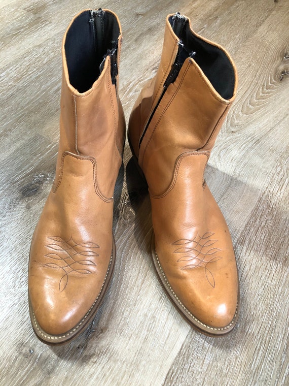 light brown cowboy boots mens