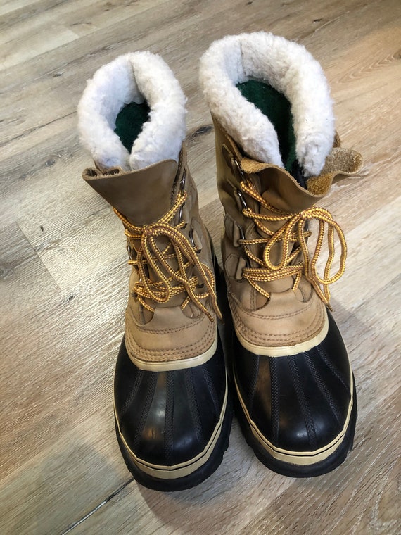 Vintage kaufman Sorell Caribou Canadian duck wool snow women 5 boot ...