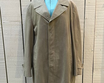 Vintage Croydon Avant Garde Beige Trench Coat, Size 40