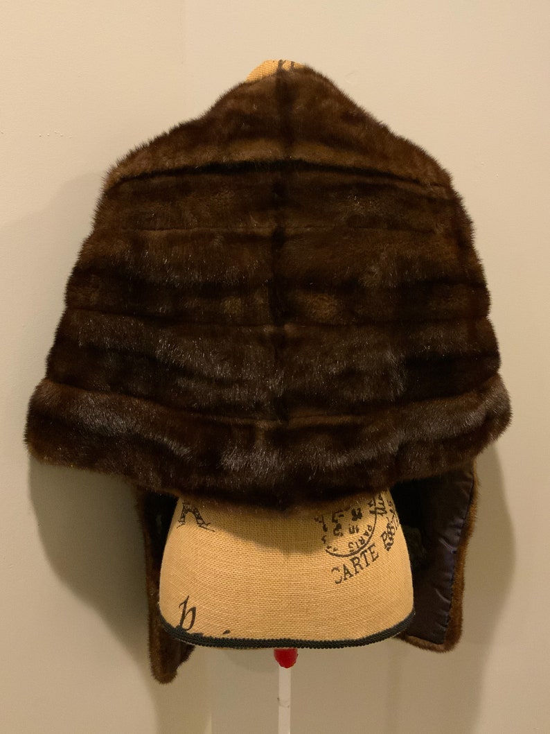Made in USA Andre Vintage Mink Fur Caplet Stole