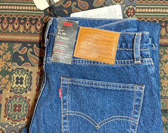 Levis Premium 511 Slim Red Tab 31x30 NWT Made in Poland - Etsy