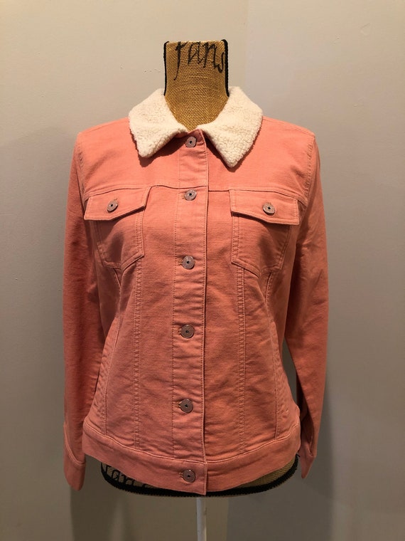 Isaac Mizrahi Live Pink Stretch Denim 