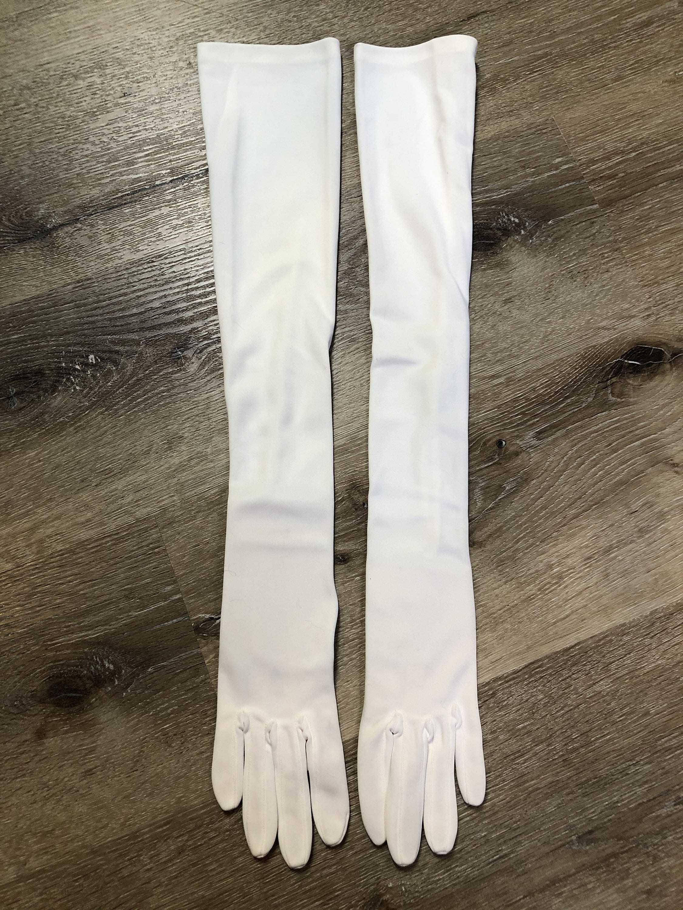 Vintage Dents White Evening Gloves | Etsy