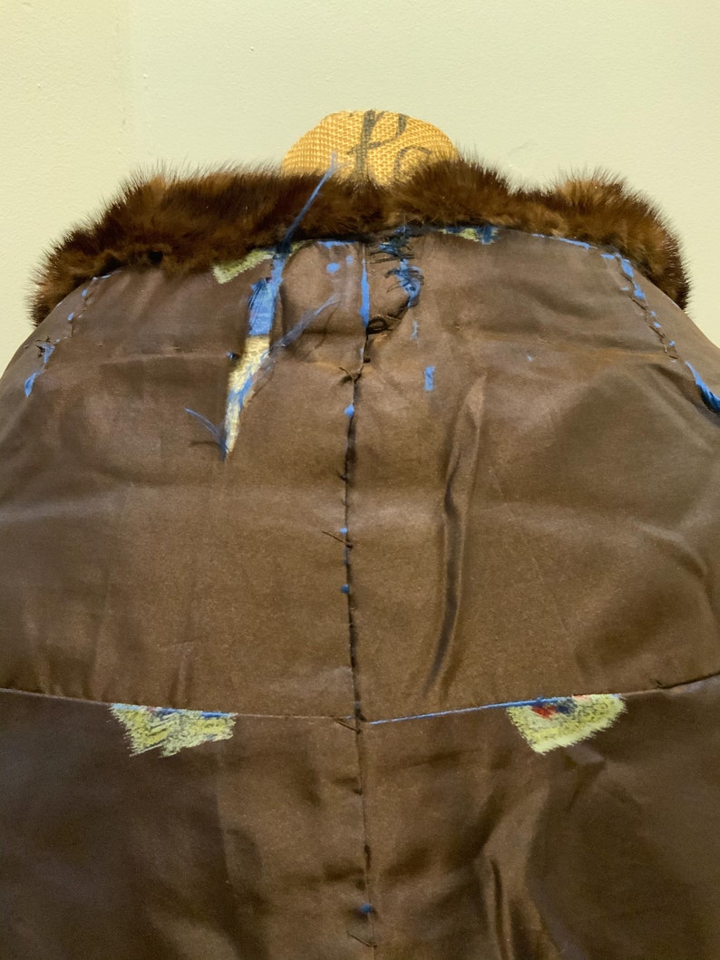 Made in USA Andre Vintage Mink Fur Caplet Stole