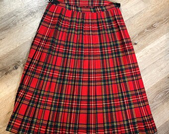 Vintage Brendella Royal Stewart Wol Kilt Kleding Gender-neutrale kleding volwassenen Kilts en rokken