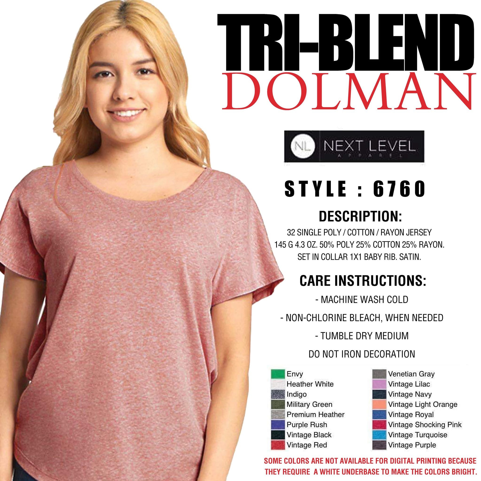 Dolman tri blend Outlet