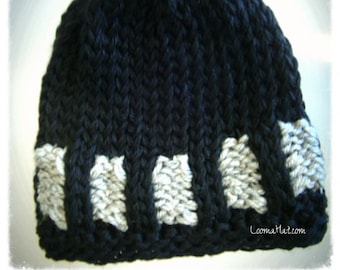 Loom Knitting Pattern Hat for Men and Women - The Belt Loop with Step by Step Video Tutorial by Loomahat