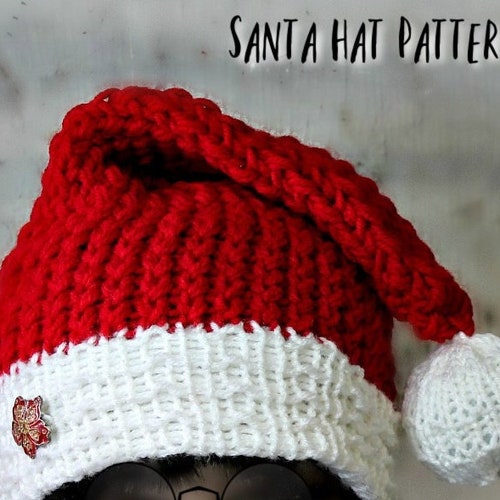 Loom Knit Zigzag Slouchy Beanie Hat Pattern Video Tutorial Etsy