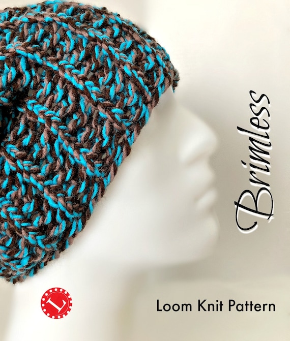 Loom Knitting Patterns Hat Slouchy Beanie For Men Or Women Includes Video Tutorial Extra Large Round Knitting Looms Broken Rib Loomahat