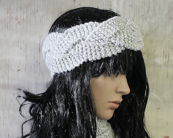 Loom Knitting Patterns Braided Headband Ear Warmer, includes Video Tutorial.  Works with all knitting looms | by Loomahat