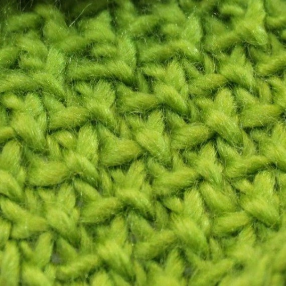 Eyelet Moss Baby Blanket -- a loom knit pattern