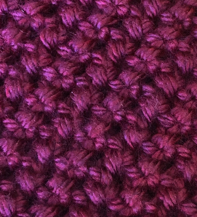 Loom Knit PATTERN Cowl Oversized Scarf (with Video Tutorial) Purl in 8 Stitch | Loomahat image 3