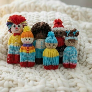 Loom Knit Comfort Doll Pattern (with Video Tutorial) Toy | Easy Beginner Friendly image 3