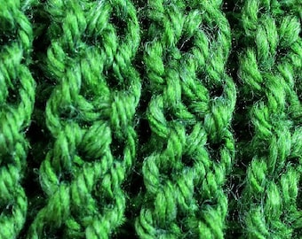 Loom Knitting Stitch PATTERN : The Celtic Knot with Video Tutorial