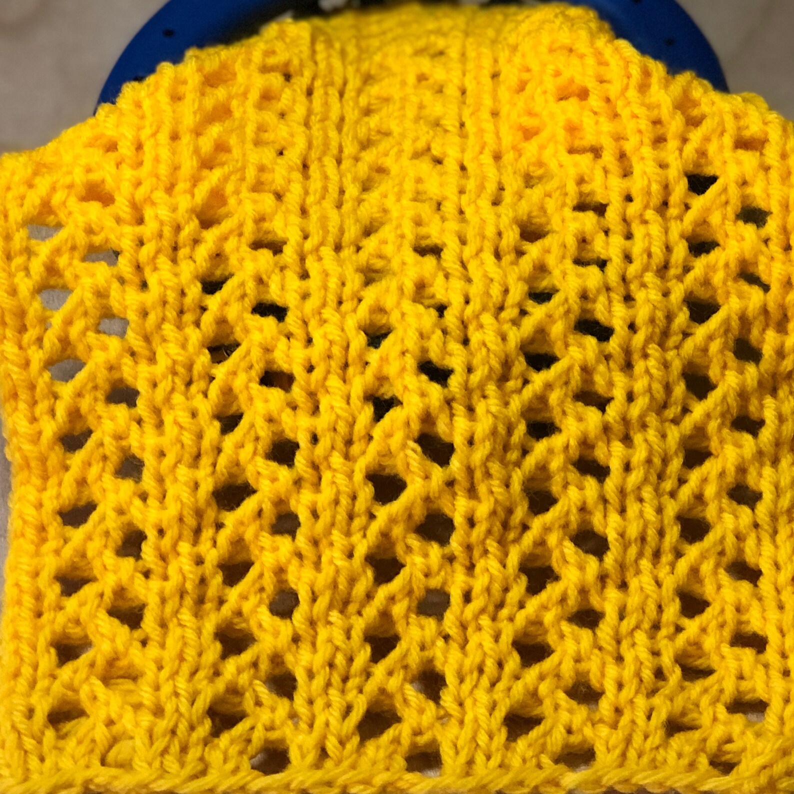 Loom Knit Stitch PATTERN the Zigzag Eyelet Lace Stitch Etsy