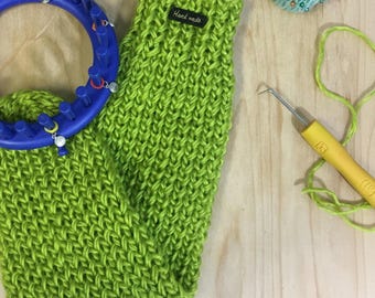 Modèles de chaussettes tubulaires Loom à tricoter avec tutoriel vidéo par Loomahat