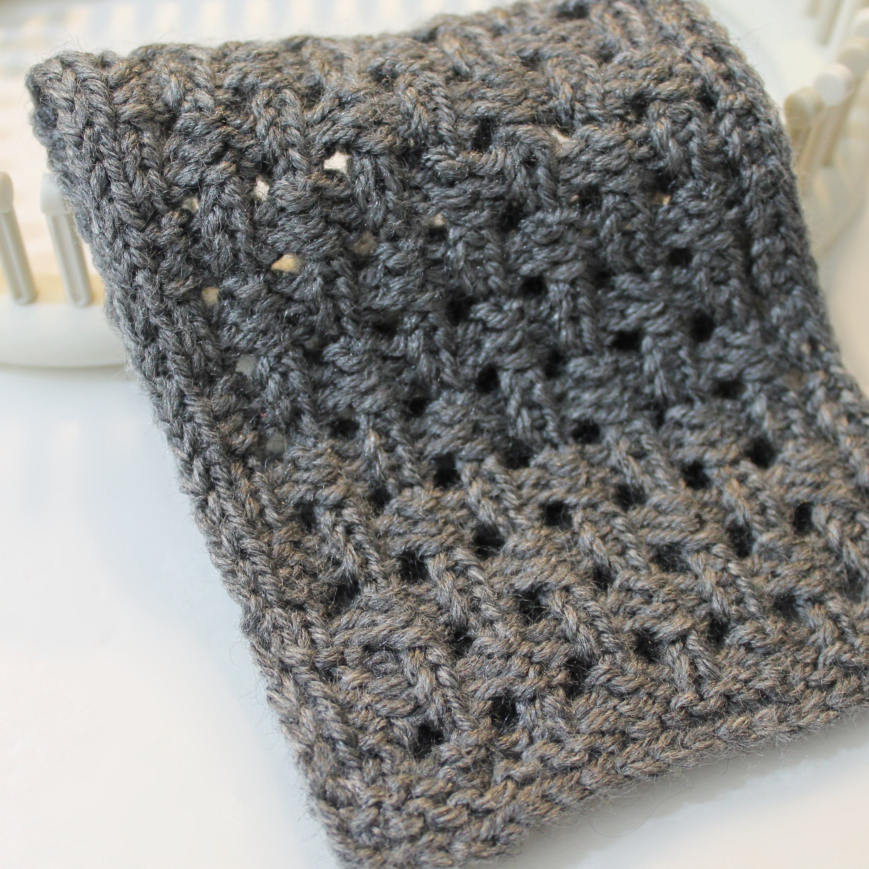 Larkspur Infinity Scarf a Loom Knit Pattern 