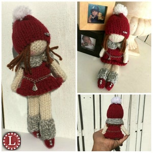 Loom Knitting PATTERNS Doll Toys Amigurumi Tiny Dolls - The Little Fashionista - Includes Video Tutorials by Loomahat